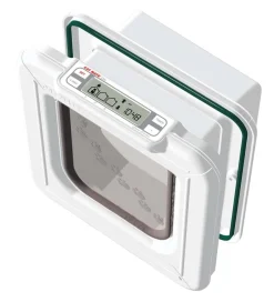 Ani Mate Elite Super Selective Chip and Disc Cat Flap - White