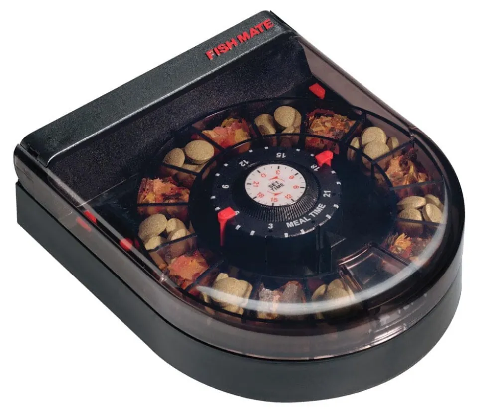 Ani Mate F14 Aquarium Automatic Fish Feeder - Black