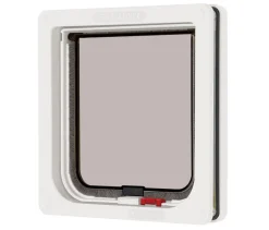 Ani Mate Lockable Cat Flap - White
