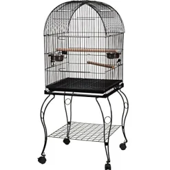 Animal Treasures Bird Cage - Black - Large