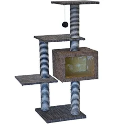Animal Treasures Cat Tree Scratcher - Tri-Level - 43.5"