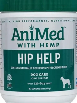 Animed Hip Help with Hemp Joint Support for Dogs - 20 Oz