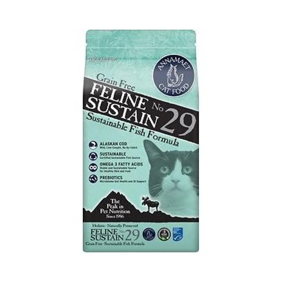 Annamaet Grain-Free Feline Sustain No. 29 Fresh Meat Wild Caught Alaskan Cod Dry Cat Food - 12 lb Bag