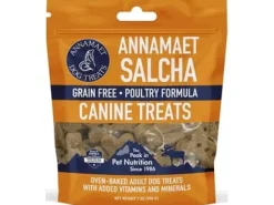 Annamaet Grain-Free Salcha Biscuit Dog Treats - 7 oz Bags