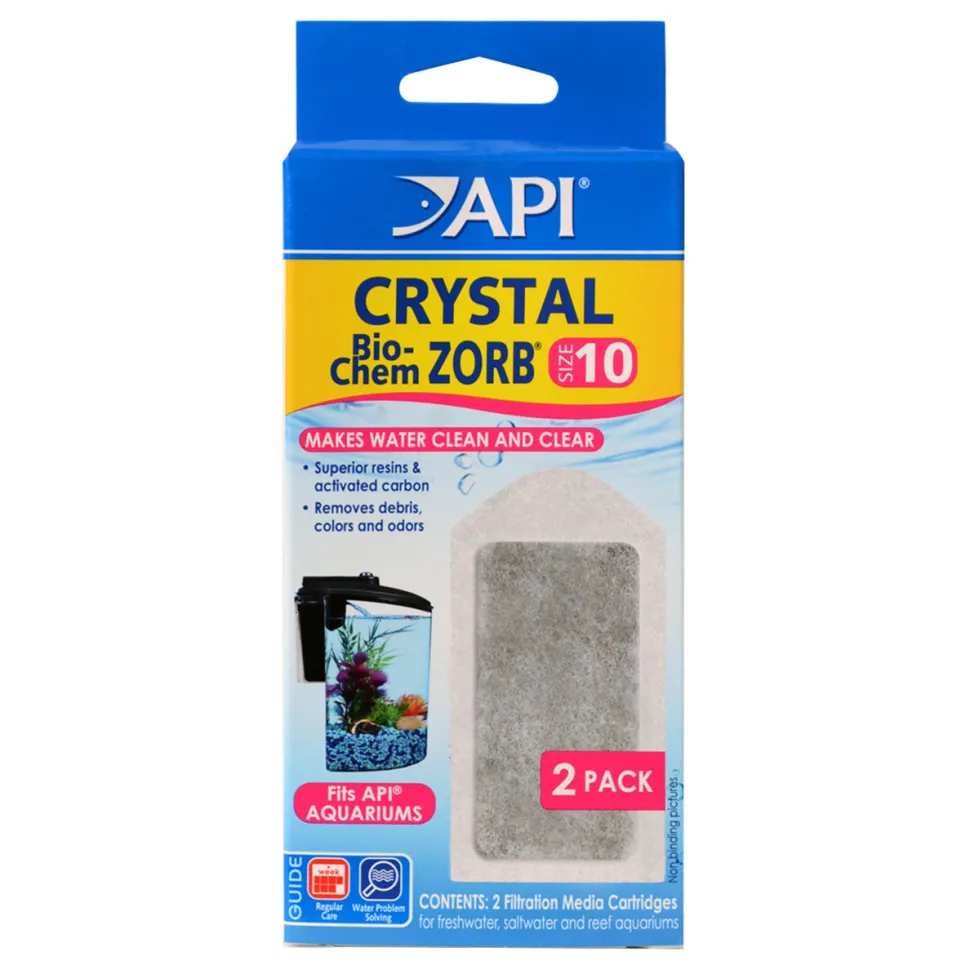 API Crystal Bio-Chem Zorb Cartridge for SuperClean 10 - 2 pk