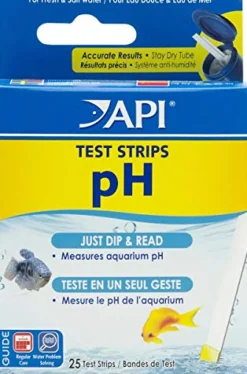 API pH Aquarium Test Strips - 25 pk