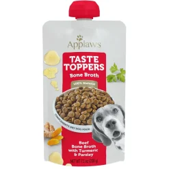 Applaws Taste Toppers Beef Bone Broth Wet Dog Food Toppers - 7.1 Oz - Case of 6