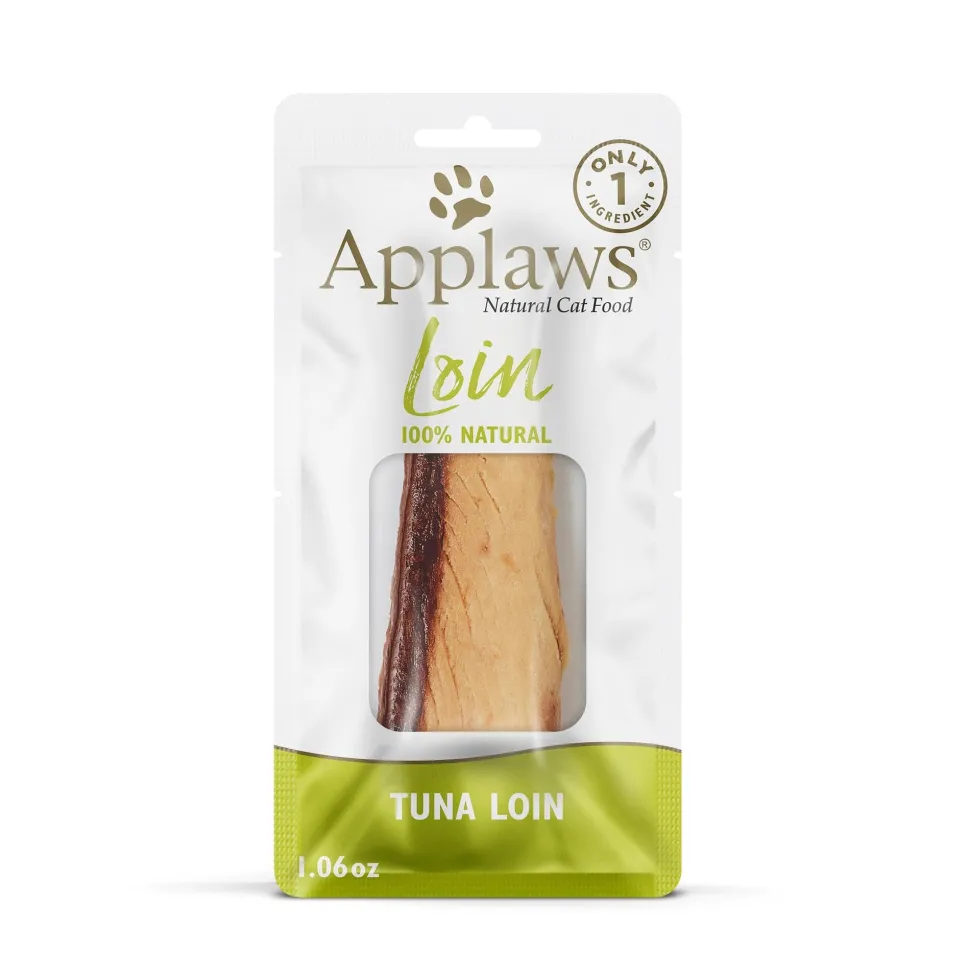 Applaws Tuna Loin Natural Soft and Chewy Cat Treats - 1.06 Oz - Case of 12
