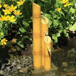 Aquascape Pouring 3-Tier Bamboo Fountain
