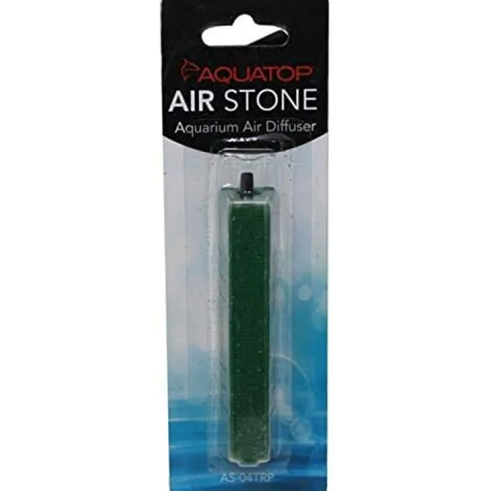 Aquatop Breza Airstone Trapazoid Aquatic Air Stones - Blue - 4 In
