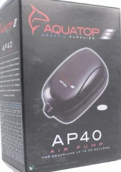 Aquatop Breza Single Outlet Aquarium Air Pump - Black - 5 - 50 Gal