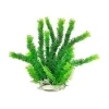 Aquatop Cabomba-Like Weighted Plastic Aquarium Plant - Green - 6 In