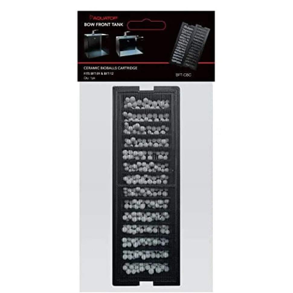 Aquatop Ceramic Bioball Cartridge for Bft-08 And Bft-13 Aquarium Filter Insert - Regular - 1 Pack