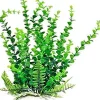 Aquatop Elodea-Like Weighted Plastic Aquarium Plant Decoration - Green - 16 In