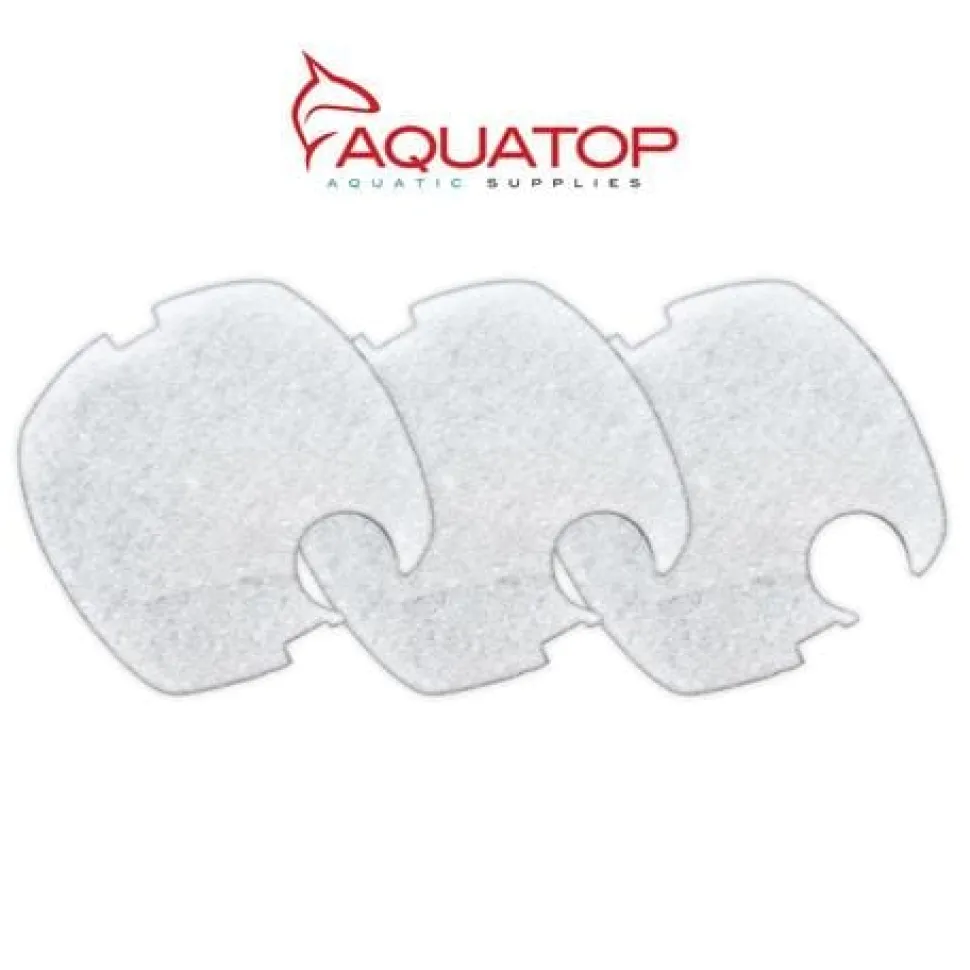 Aquatop Fine Filter Pad for Cf500Uv Canister Aquarium Filter Insert - 3 Pack