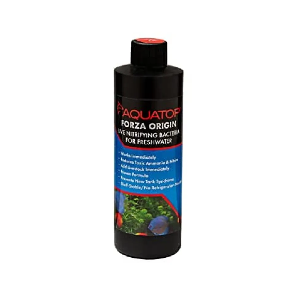 Aquatop Forza Origin Freshwater Nitrifying Bacteria Aquarium Water Conditioner - Regular - 8 Oz