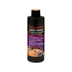 Aquatop Forza Origin Saltwater Nitrifying Bacteria Aquarium Water Conditioner - Regular - 8 Oz