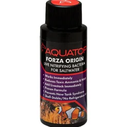Aquatop Forza Origin Saltwater Nitrifying Bacteria Aquarium Water Conditioner - Regular - 2 Oz