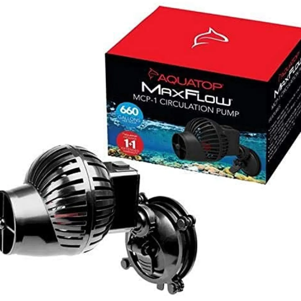 Aquatop Maxflow Circulation Pump Aquarium Powerhead - Black - 25 - 50 Gal