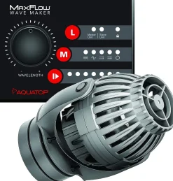 Aquatop Maxflow DC Wavemaker with Controller Aquatics Air Control - Black - 2113 GPH