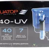 Aquatop Power Filter Hang-On with UV Sterilizer Aquatics External Aquarium Filter - Blue - 40 Gal