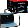 Aquatop Vertical Bowfront Aquarium Kit Aquatics Starter Kits - 8 Gal - 15.75 X 12