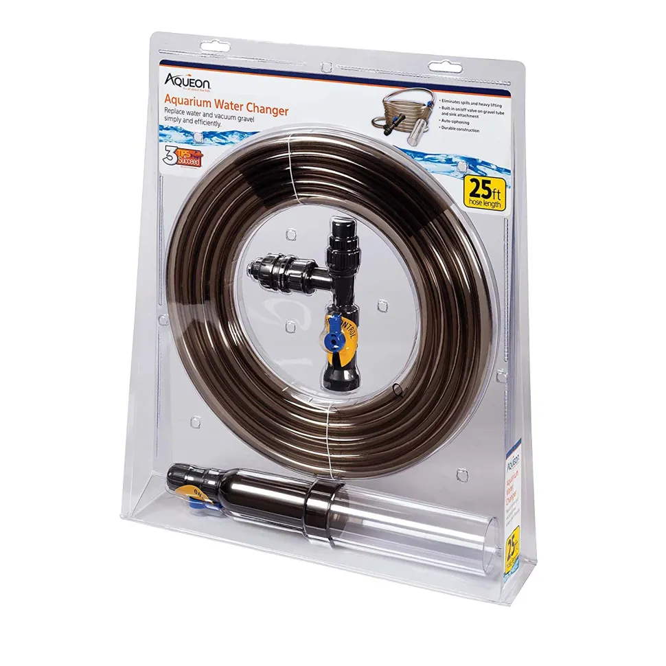 Aqueon Aquarium Water Changer - 25 ft Hose Length