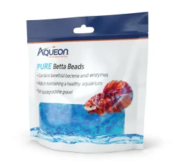 Aqueon Betta Beads - Blue - One Pouch