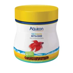 Aqueon Betta Food Color Enhancing - Floating Pellet, .95 Oz