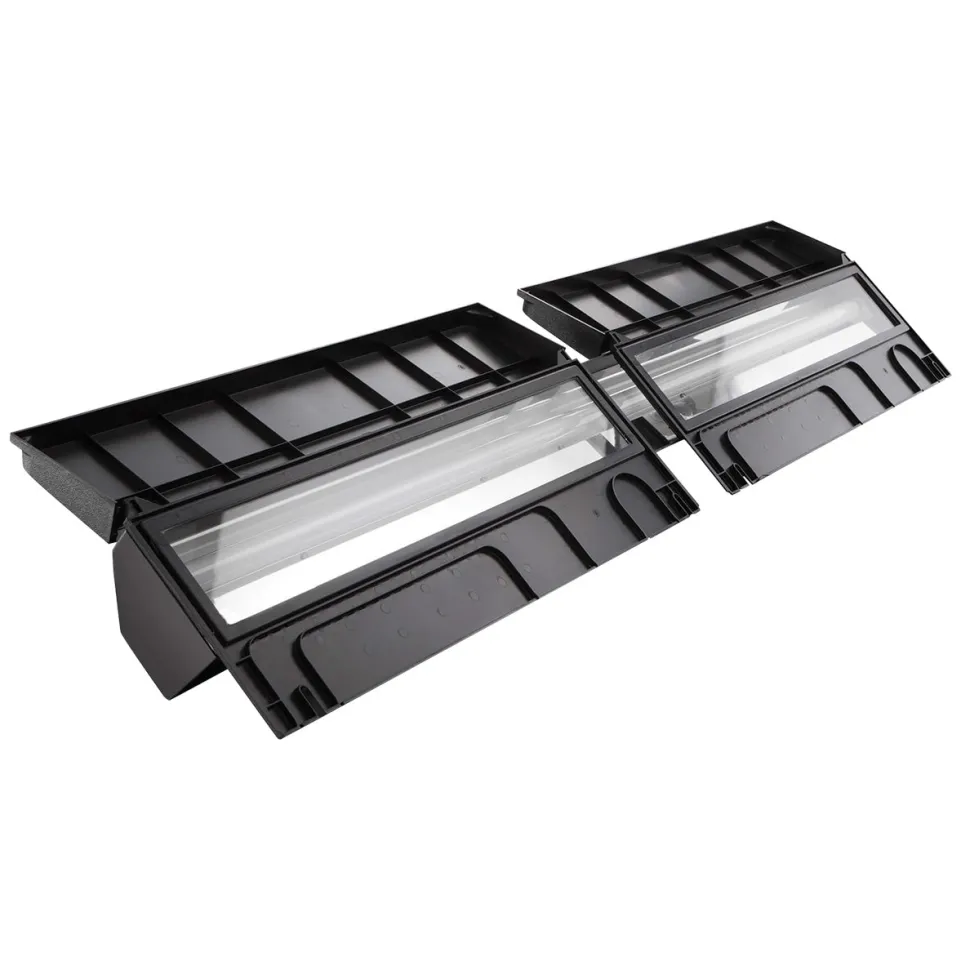Aqueon Deluxe Full Fluorescent Hood - Black - 48" x 12"
