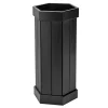 Aqueon Hexagon Pine Stand - Black - 10 gal