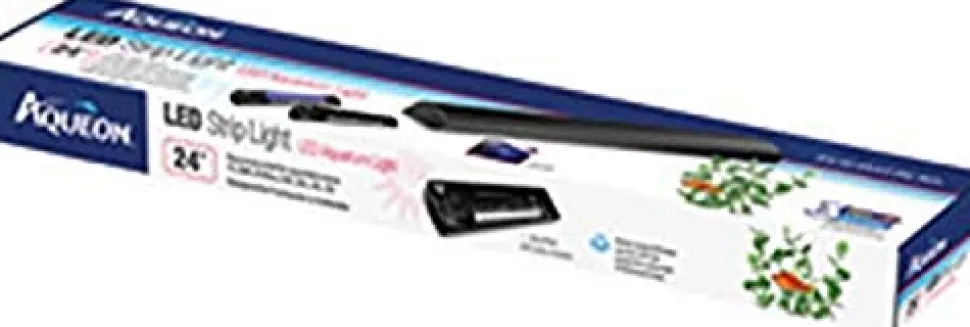 Aqueon LED Strip Light - Black - 24"