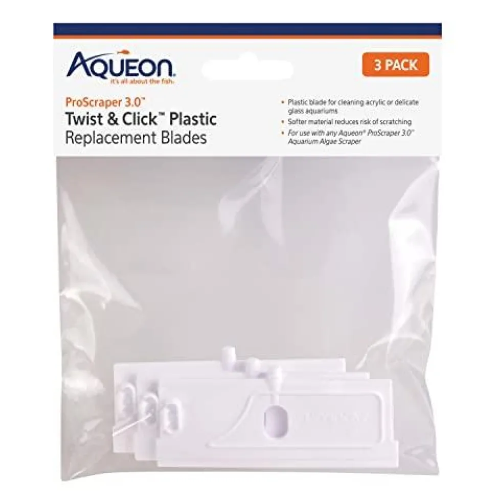 Aqueon ProScraper 3.0 - Twist & Click Plastic Replacement Blades