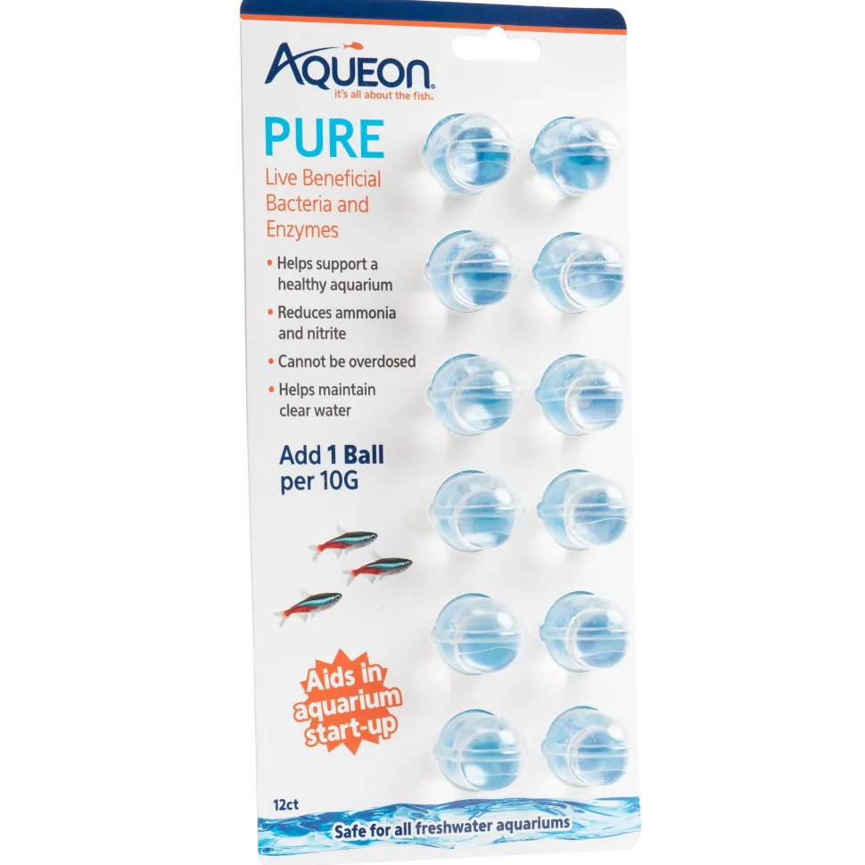 Aqueon Pure Bacteria Supplement - 12 Pack - 6 Count - 10 gal