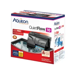 Aqueon QuietFlow LED PRO Aquarium Power Filter - Size 10