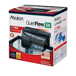 Aqueon QuietFlow LED Pro Aquarium Power Filter - 50