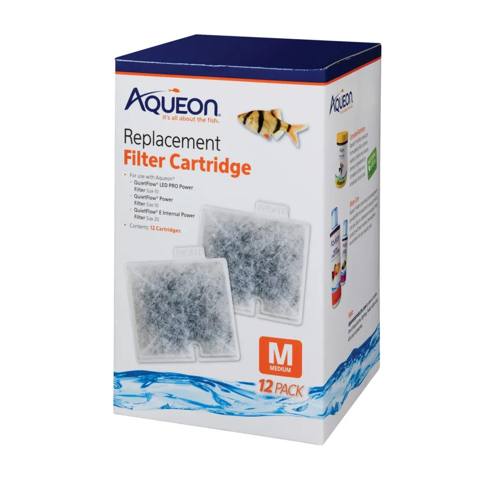 Aqueon Replacement Filter Cartridges - Medium - 12 pk