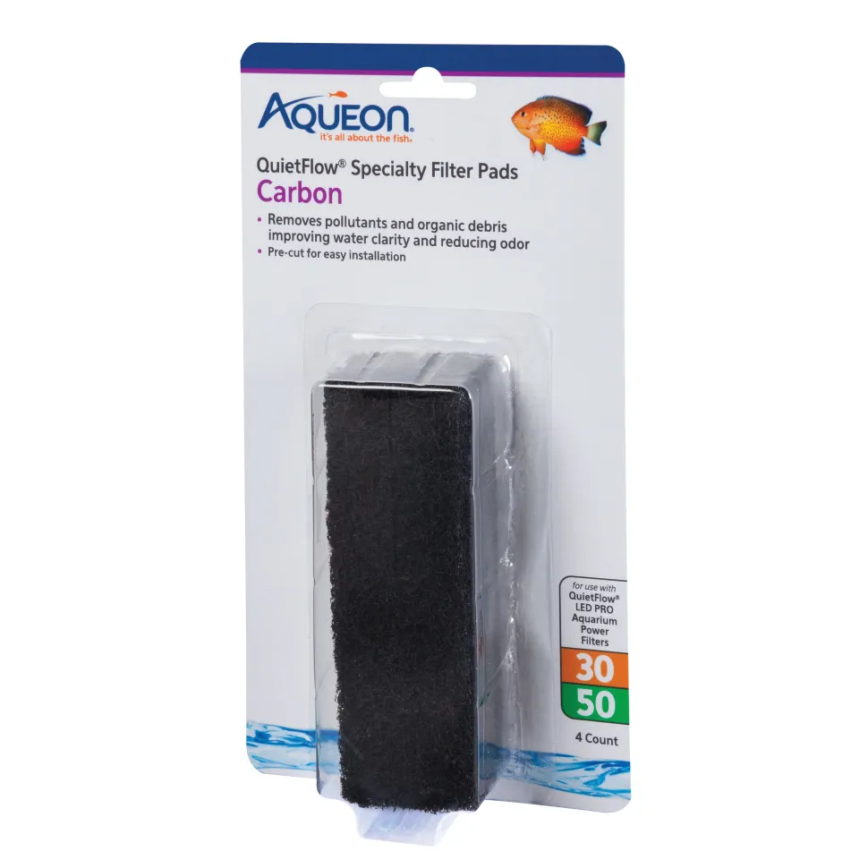 Aqueon Replacement Specialty Filter Pads Carbon - 30/50