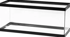 Aqueon Standard Aquarium - Black Frame - 20 gal Long - Clear Silicone