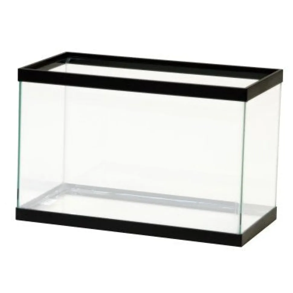 Aqueon Standard Aquarium - Black Frame - 5.5 gal - Clear Silicone