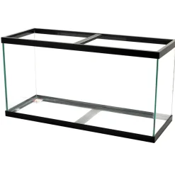Aqueon Standard Glass Rectangle Aquarium Black Silicone - Black - 90 gal