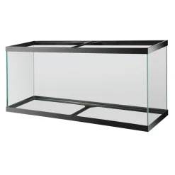 Aqueon Standard Glass Rectangle Aquarium Clear Silicone - Black - 55 gal
