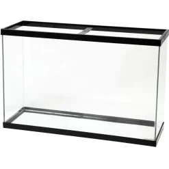Aqueon Standard Glass Rectangle Aquarium Clear Silicone - Black - 45 gal