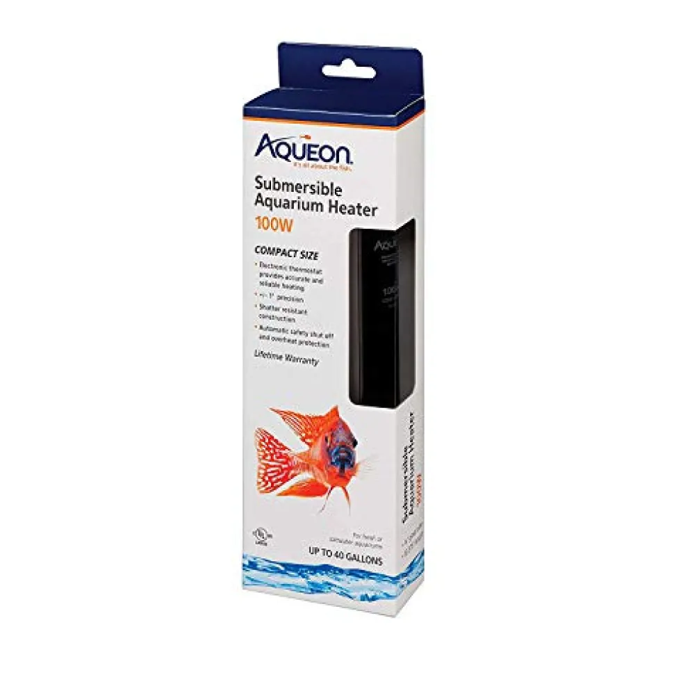 Aqueon Submersible Glass Aquarium Heater - 100 W