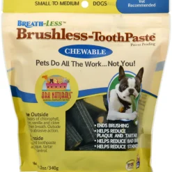 Ark Natural's Breathless Brushless Toothpaste Small/Medium Cat and Dog Dental Care - 12 oz Bag