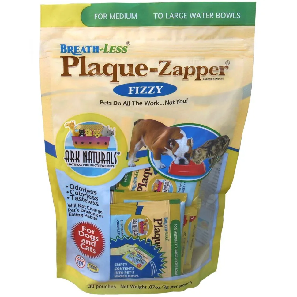 Ark Natural's Breathless Plaque Zapper Medium/Large Cat and Dog Dental Care - 30 ct Bag