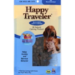 Ark Natural's Happy Traveler Soft Chews Cat and Dog Supplements - 75 ct Bag