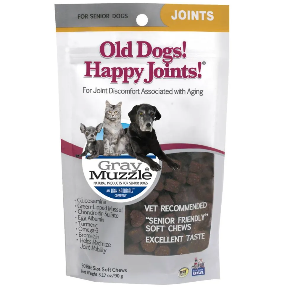 Ark Natural's Old Dog! Happy Joints! Soft and Chewy Dog Treats - 90 ct Bag