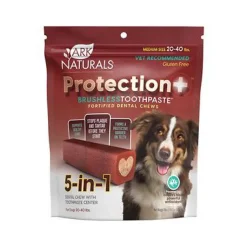 Ark Natural's Protection+ Brushless Toothpaste Medium Cat and Dog Dental Care - 18 oz Bag