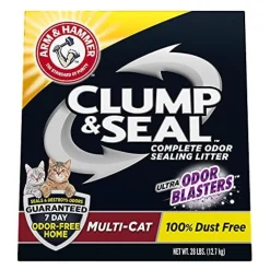 Arm & Hammer Clump & Seal Multi-Cat Cat Litter - 28 Lbs